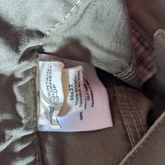 MEC green men's cotton pants - Picture 2 of 2